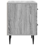 vidaXL Cabinet de chevet 2 Pièces Sonoma gris 43 x 34 5 x 47 5 cm