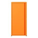 Armoire étagère meuble de rangement métallique acier 88 x 40 x 35 cm orange 03_0008906