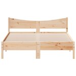 vidaXL Cadre de lit sans matelas 150x200 cm bois de pin massif