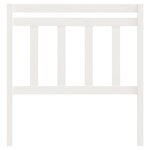 vidaXL Tête de lit Blanc 106x4x100 cm Bois massif de pin