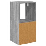 vidaXL Table de chevet avec tiroir Gris Sonoma 30 5 x 27 x 59 5 cm