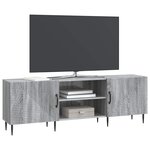vidaXL Meuble TV Sonoma gris 150 x 31 x 50 cm Bois d'ingénierie