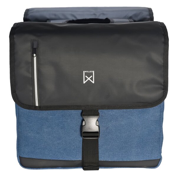 Willex sac d'affaires double 30 l noir et bleu