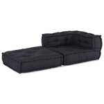 vidaXL Pouf modulaire anthracite 70x70x54 tissu
