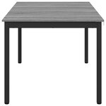 vidaXL Table de salle à manger / Table de repas MÉTAL