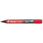 Marqueur Permanent SCA 100 Pointe Ogive Fine/Moyenne Rouge PILOT