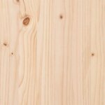 vidaXL Cadre de lit sans matelas 135x190 cm bois de pin massif