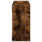 vidaXL Étagère murale chêne fumé 100x25x50 cm bois d'ingénierie