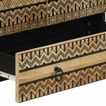 vidaXL Buffet haut 60x33 5x110 cm bois de manguier brut massif