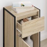 vidaXL Buffet avec tiroir Sonoma 81 x 36 x 150.5 cm Bois d'ingénierie