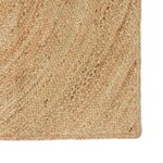 vidaXL Tapis de surface Rectangulaire Marron 80 x 250 cm Jute