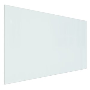 vidaXL Plaque de verre pour cheminée rectangulaire 100x60 cm