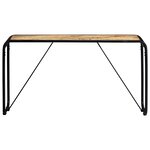 vidaXL Table console 140 x 35 x 76 cm Bois de manguier massif brut