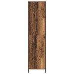 vidaXL Garde-robe 2 Pièces Bois Ancien 50 x 50 x 200 cm Bois d'ingénierie