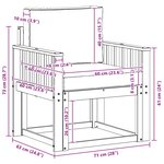 vidaXL 2 Pièce Ensemble de canapés d'extérieur Polyester