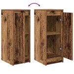 vidaXL Buffet vieux bois 29 5x34x76 cm bois d'ingénierie