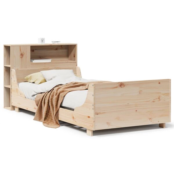vidaXL Cadre de lit sans matelas 100x200 cm bois massif de pin
