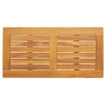 vidaXL Plateau de table Marron 80 x 40 x 2 cm Bois d'acacia massif