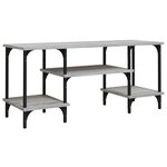 vidaXL Meuble TV sonoma gris 102x35x45 5 cm bois d'ingénierie