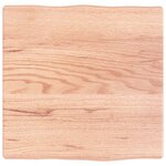 vidaXL Dessus de table bois massif traité bordure assortie