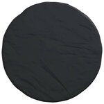 vidaXL Housse de Table Extérieure Noir 82 x 82 x 10 cm Tissu 600D