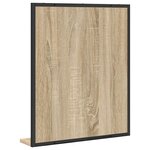 Miroir de Salle de Bain vidaXL avec Étagère Chêne Sonoma 50x12x60 cm Bois d'Ingénierie