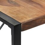 vidaXL Table à manger 140x140x75 cm bois massif