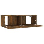 vidaXL Ensemble de meubles TV 8 Pièces Chêne fumé Bois d'ingénierie