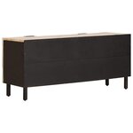 vidaXL Meuble TV avec tiroir Finition Lavage Blanc 105 x 33 x 46 cm