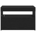 vidaXL Meuble TV Noir 60 x 35 x 40 cm Bois d'ingénierie