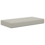 vidaXL Coussin de Siège d'Extérieur Gris 80 x 40 x 8 cm