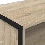 vidaXL Meuble TV Sonoma 100 x 36 5 x 30 5 cm Bois d'ingénierie