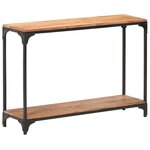 vidaXL Table console 110x30x75 cm Bois solide d'acacia