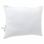 vidaXL Oreiller avec oreiller Blanc Coton et polyester