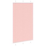 vidaXL Store plissé rose 115x200 cm largeur du tissu 114 4cm polyester