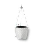 LECHUZA Jardinière suspendue NIDO Cottage 28 ALL-IN-ONE Blanc