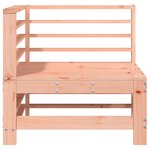 vidaXL Canapé d'angle de jardin bois massif douglas