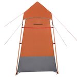 vidaXL Tente de toilette orange imperméable