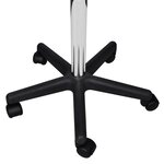 vidaXL Tabourets de bureau lot de 2 Blanc 35 5x84 cm Similicuir