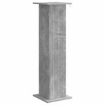 vidaXL Support de Plante 2 pc Gris béton 30 5 x 30 x 100 5 cm