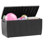 Keter Boîte de rangement de jardin Capri 302 L Anthracite