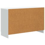 vidaXL Buffet Blanc 89 x 34 5 x 57 cm Bois d'ingénierie