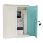 Rottner splashy boîte aux lettres blanche turquoise