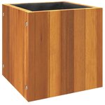 vidaXL Jardinière 25x25x25 cm bois massif d'acacia
