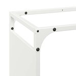 vidaXL Portant de bois chauffage blanc 44x28x90 cm