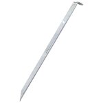 vidaXL Piquets de tente 24 Pièces 30 cm Ø20 mm acier galvanisé