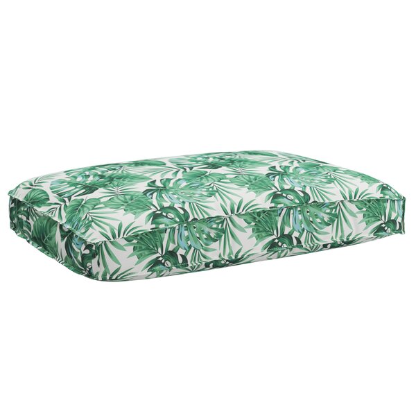 vidaXL Coussin de Palette pour Siège  Motif Feuille  120x80x12 cm  Tissu Oxford