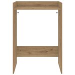vidaXL Armoire pour machine à laver Chêne artisan 67 5 x 62 x 97 cm