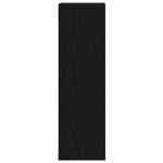 Étagères murales vidaXL 2 pièces Chêne noir 50x15x85 cm en bois reconstitué