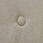 vidaXL Chaises à manger lot de 4 beige tissu et chêne massif